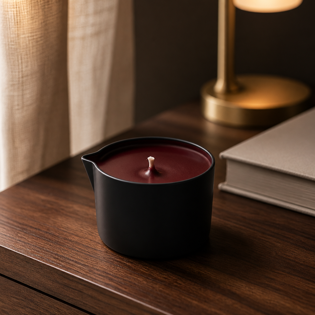 Burgundy Small Pour Candle