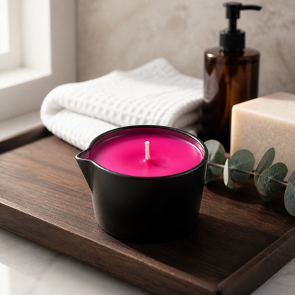 Fluorescent Violet Small Pour Candle