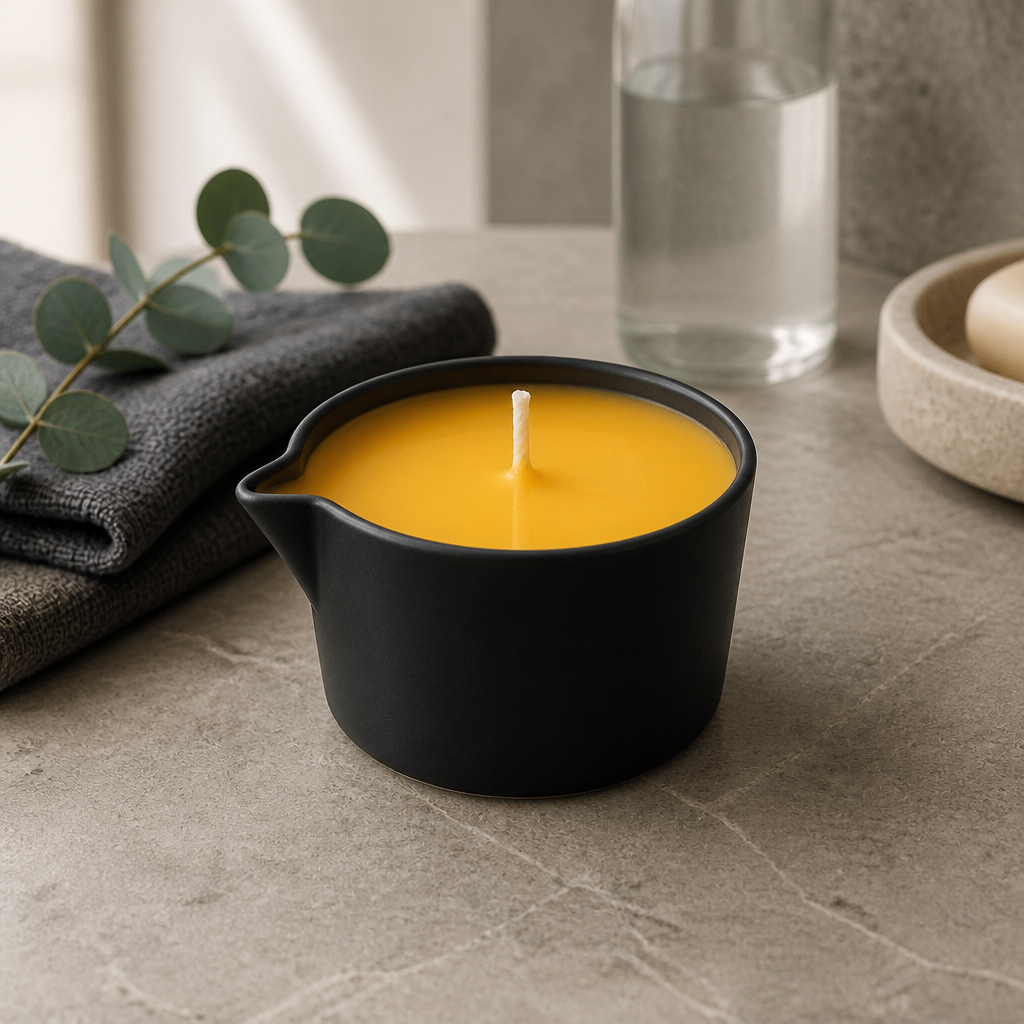 Yellow Small Pour Candle