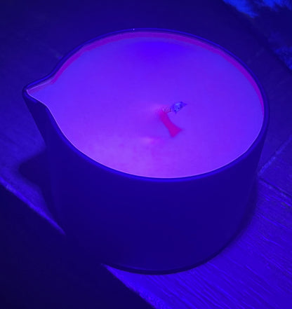 Fluorescent Red Small Pour Candle