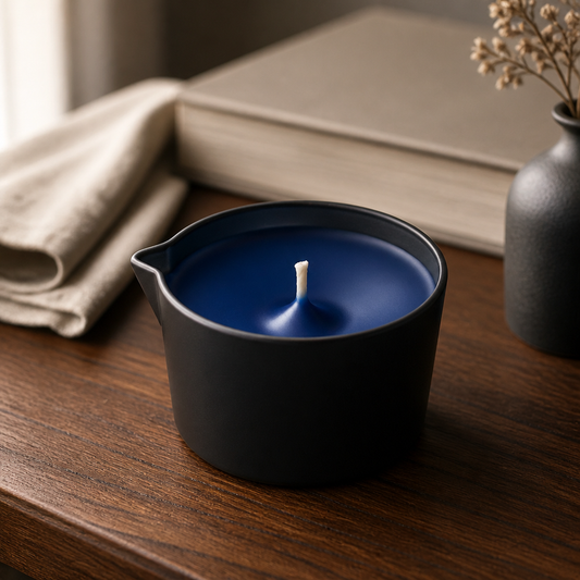 Royal Blue Small Pour Candle