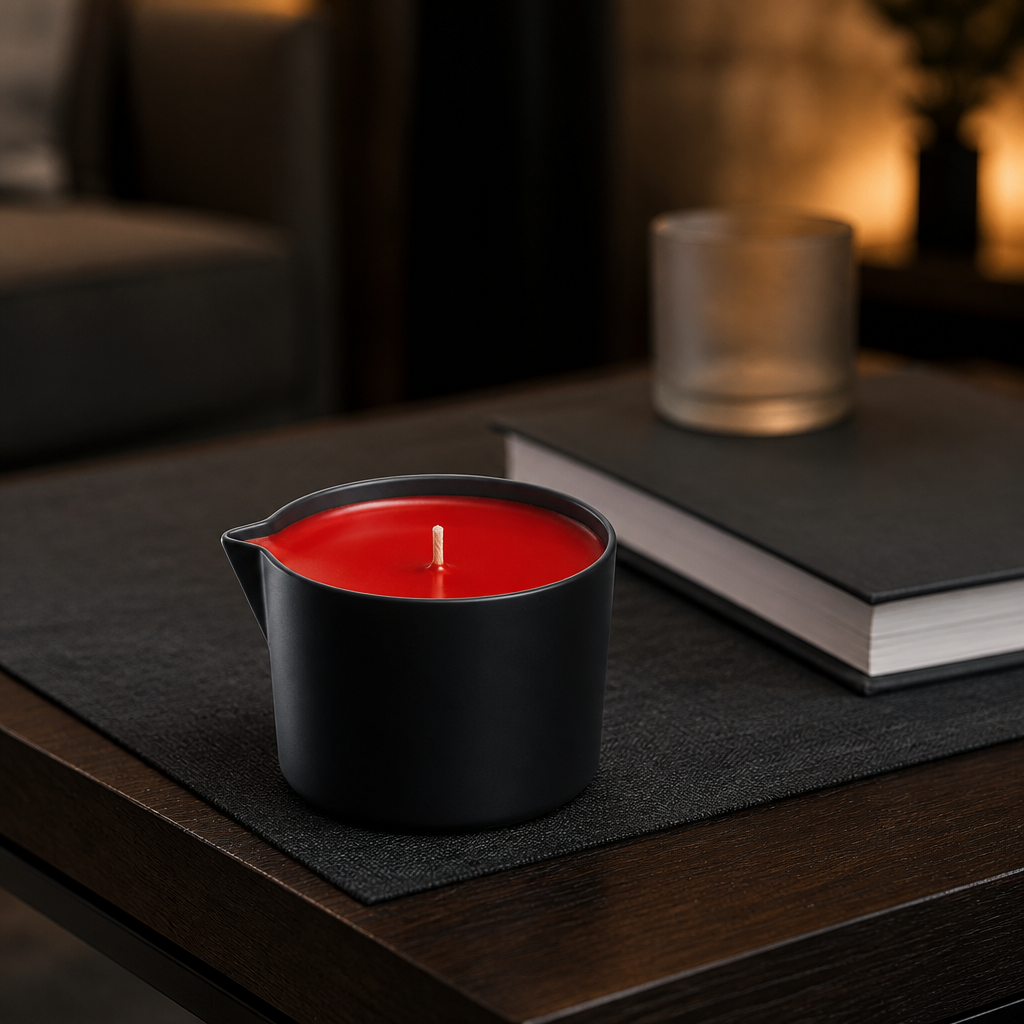 Fire Orange Small Pour Candle