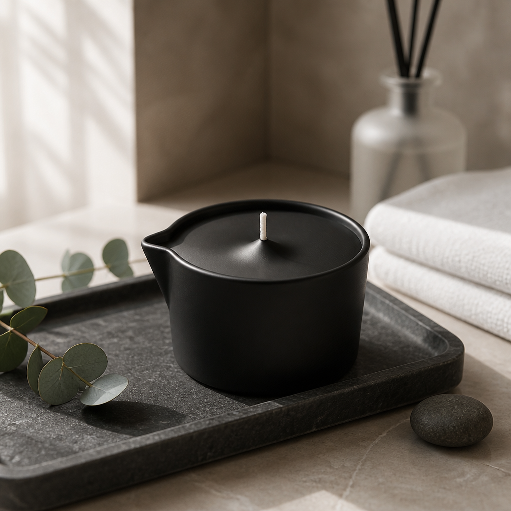 Black Small Pour Candle
