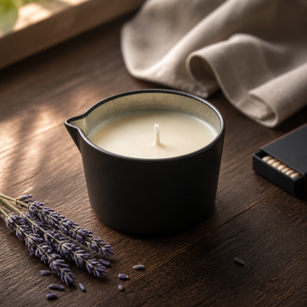 Lavender Small Massage Oil Candle