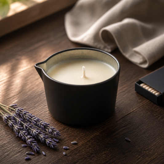 Lavender Small Massage Oil Candle