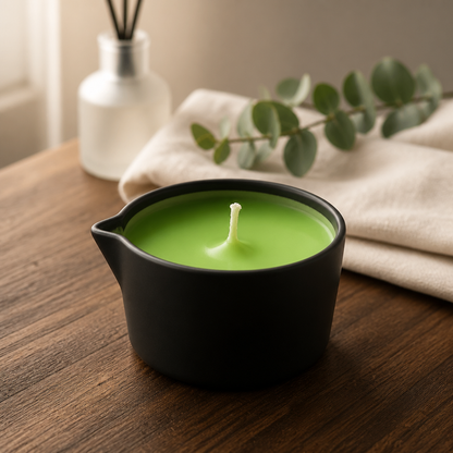 Fluorescent Green Small Pour Candle