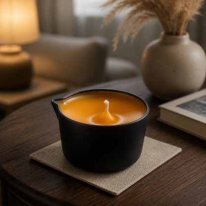 Fluorescent Orange Small Pour Candle