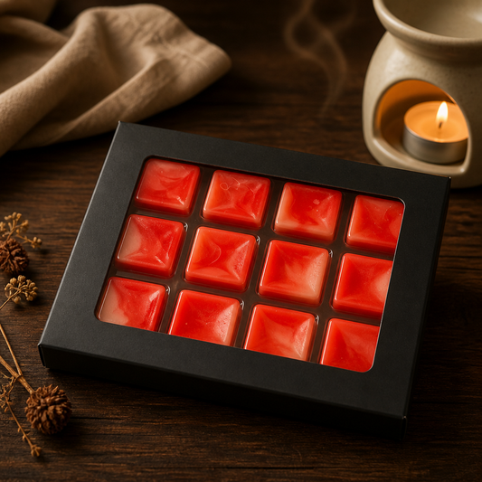 Fluorescent Red Pillar Wax Melts
